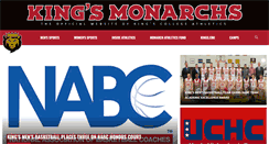 Desktop Screenshot of kingscollegeathletics.com